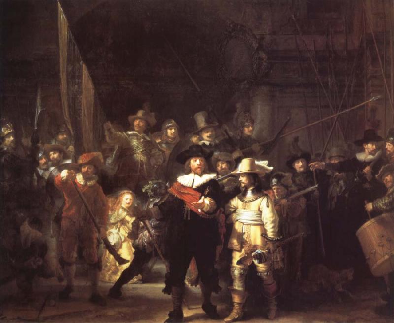 REMBRANDT Harmenszoon van Rijn The night watch